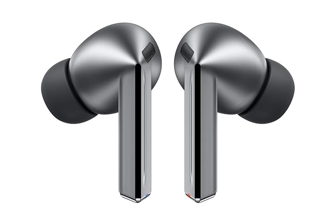 Samsung Galaxy in Ear Wireless Earbuds 3 Pro (Silver) with Galaxy Ai | Adaptive ANC | Real-Time Interpreter