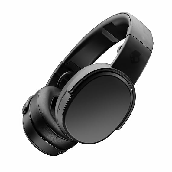 Skullcandy Crusher Wireless Over-Ear Bluetooth Headphones - Adjustable Sensory Bass, Noise-Isolating Fit